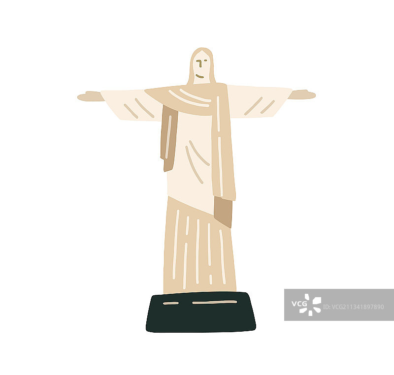 巴西基督救世主雕像图片素材