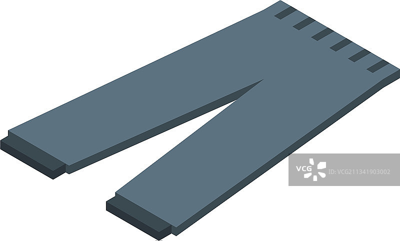 裤子捐赠图标等距风格图片素材