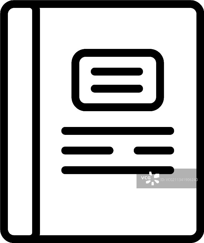 学校笔记本图标轮廓样式图片素材