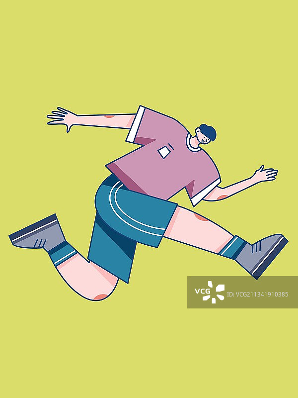 运动插画图片素材