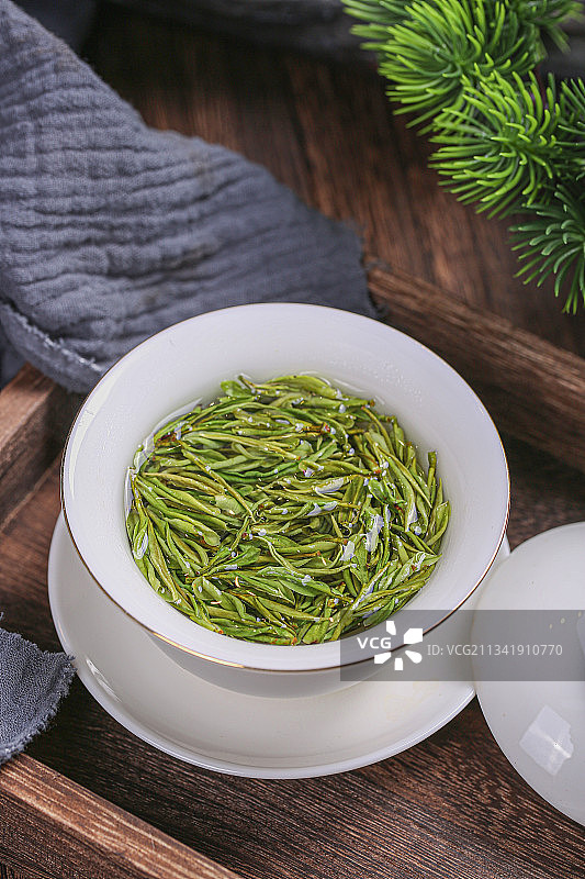 安吉白茶茶叶图片素材