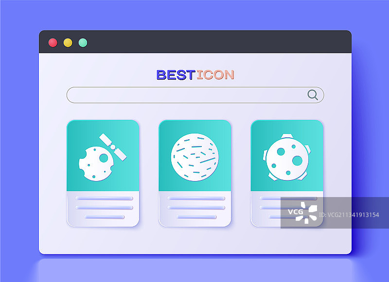 金星卫星环绕行星图片素材