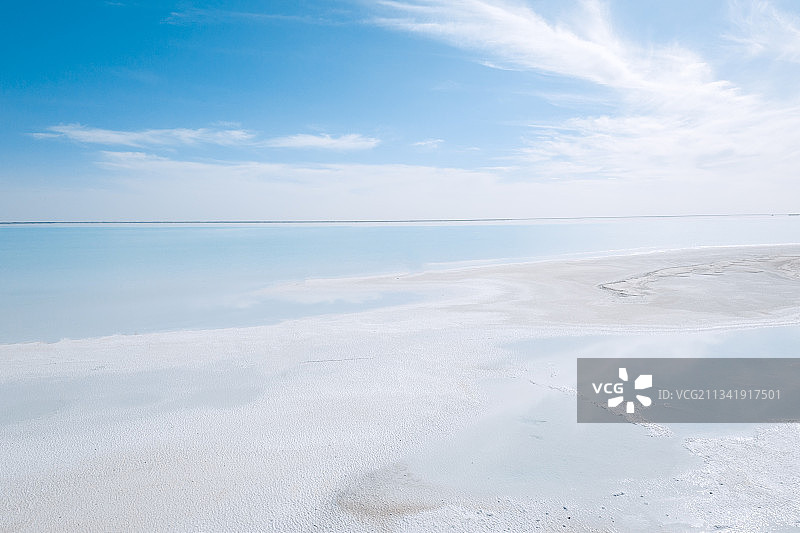 青海省海西东台吉乃湖景区图片素材