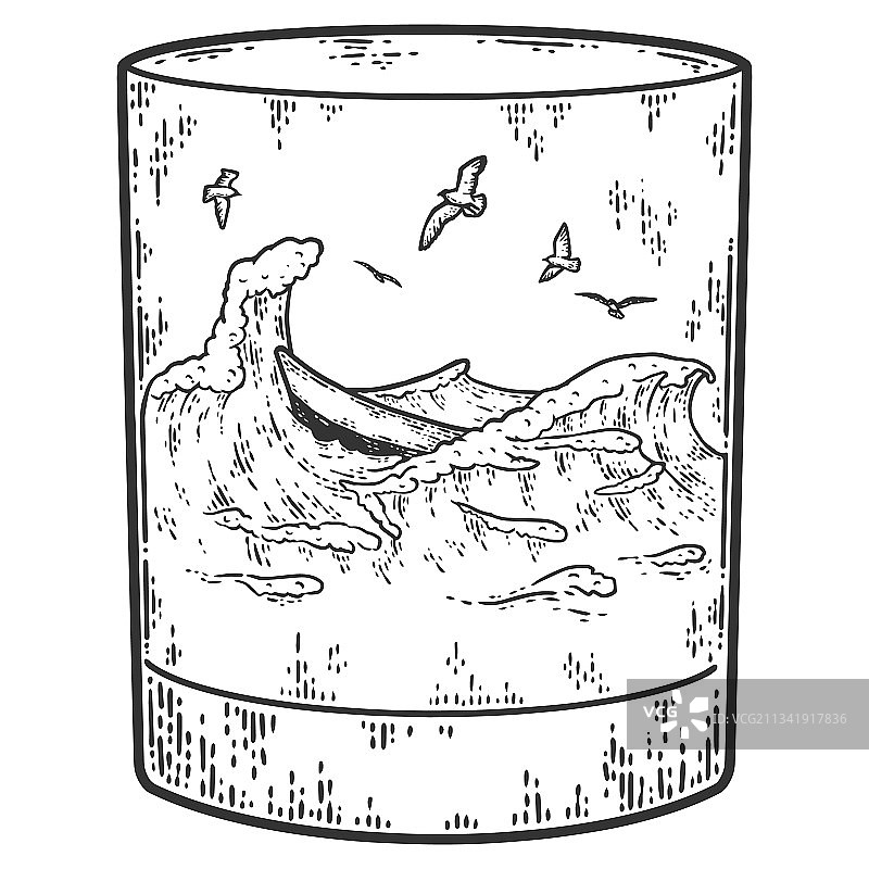 海洋波浪图形图片素材