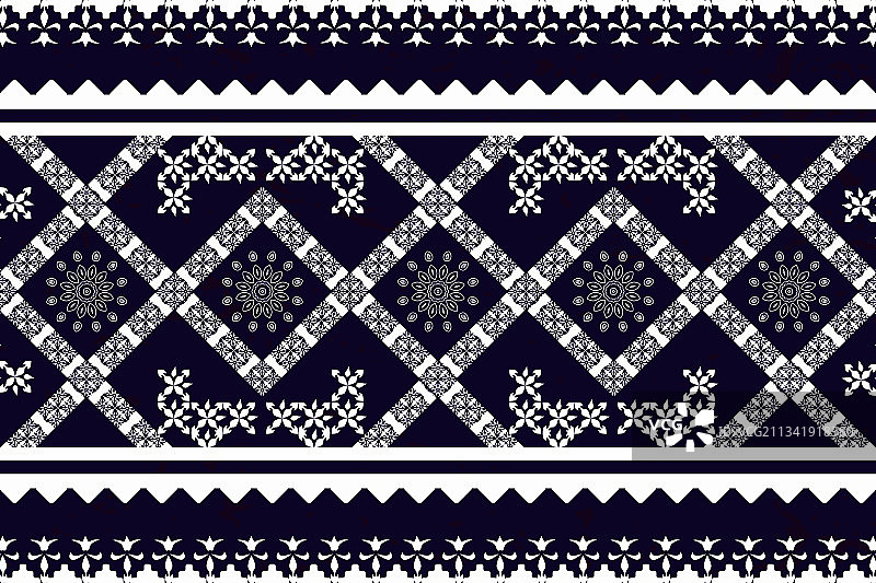 几何民族东方无缝图案图片素材