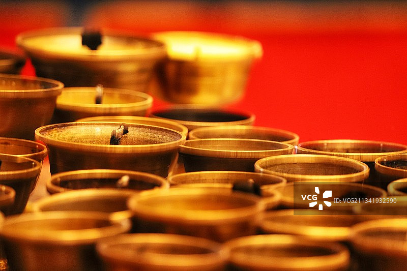 酥油灯图片素材