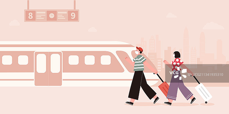 情侣坐高铁图片素材