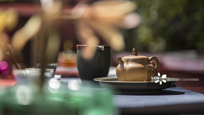 禅茶茶艺茶道茶席茶的配图图片素材