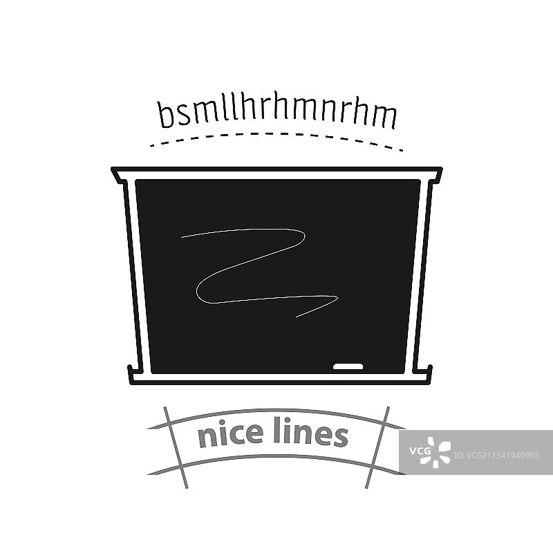 学校黑板简约独立图标图片素材