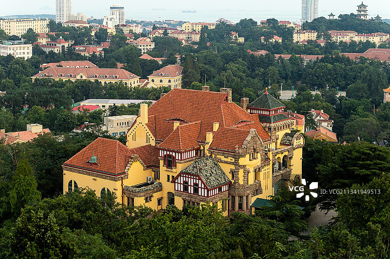 青岛信号山图片素材