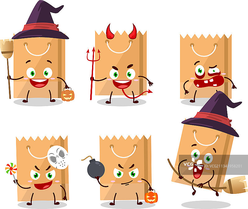万圣节卡通表情图片素材