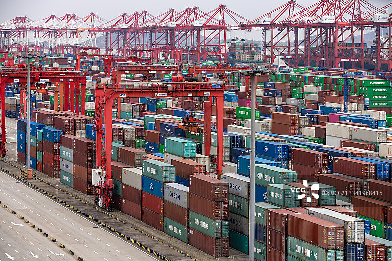 上海洋山深水港图片素材