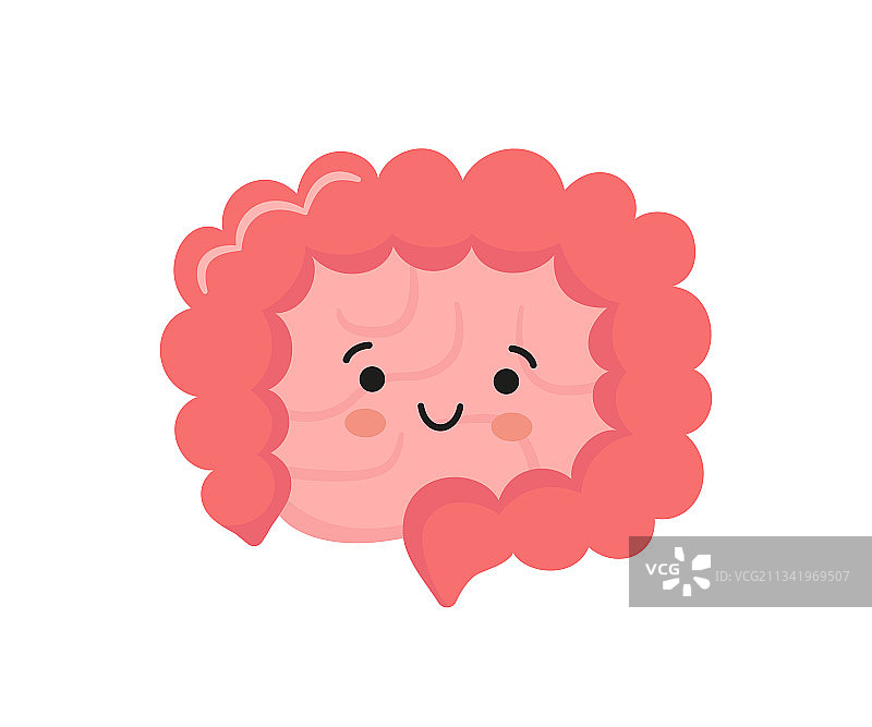 快乐的卡哇伊人物，有大有小图片素材