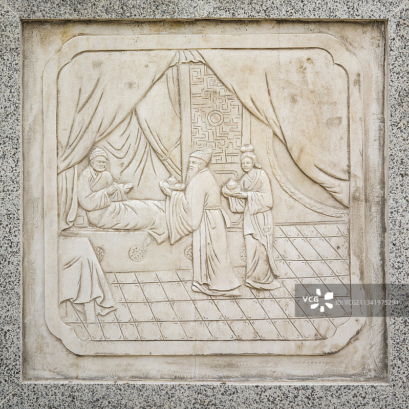 中国河南省郑州市中牟县潘安园汉图片素材