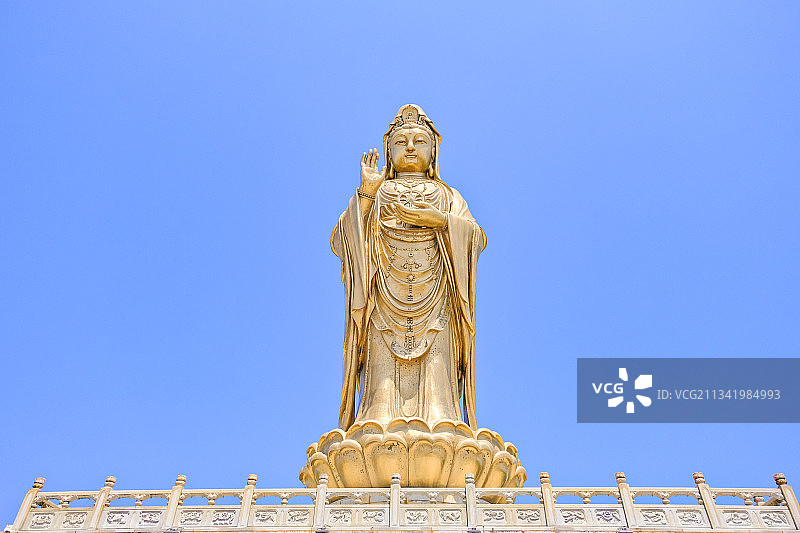 普陀山南海观音图片素材