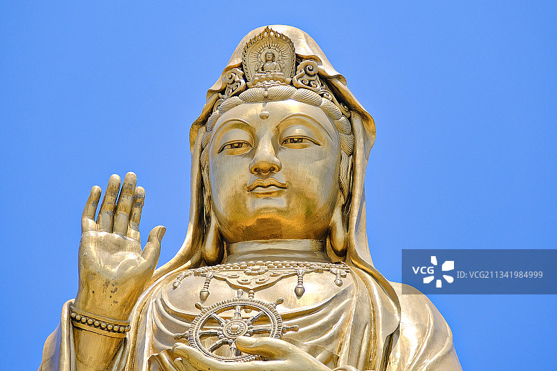 普陀山南海观音图片素材