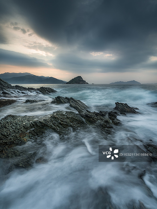 黑岩角日出图片素材