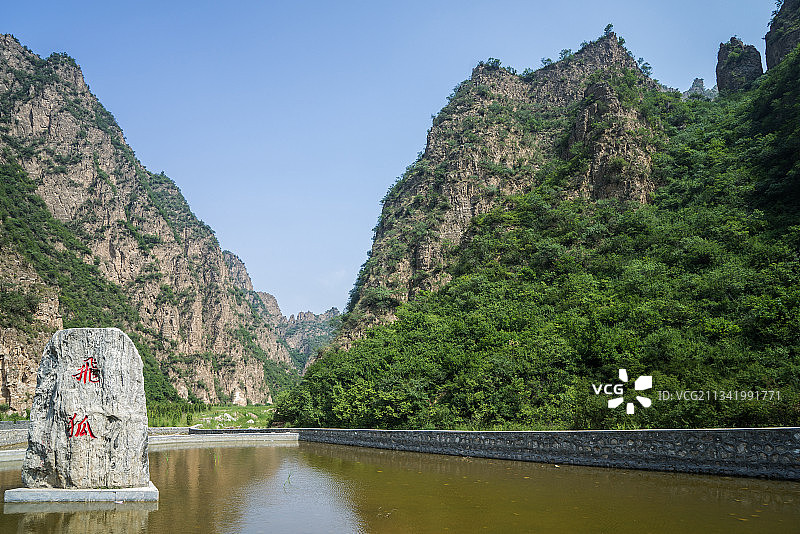 中国河北省张家口市蔚县飞狐峪图片素材