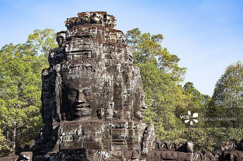 高棉的微笑 柬埔寨图片素材