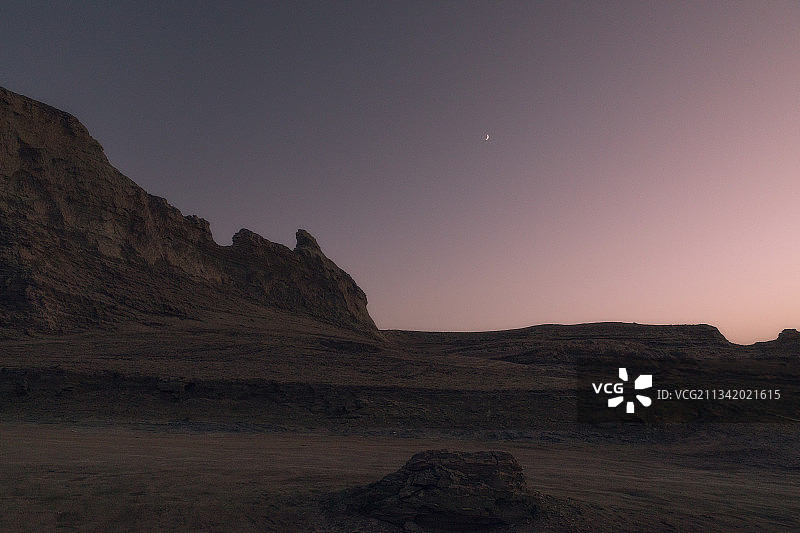 中国青海冷湖俄博梁地形地貌图片素材