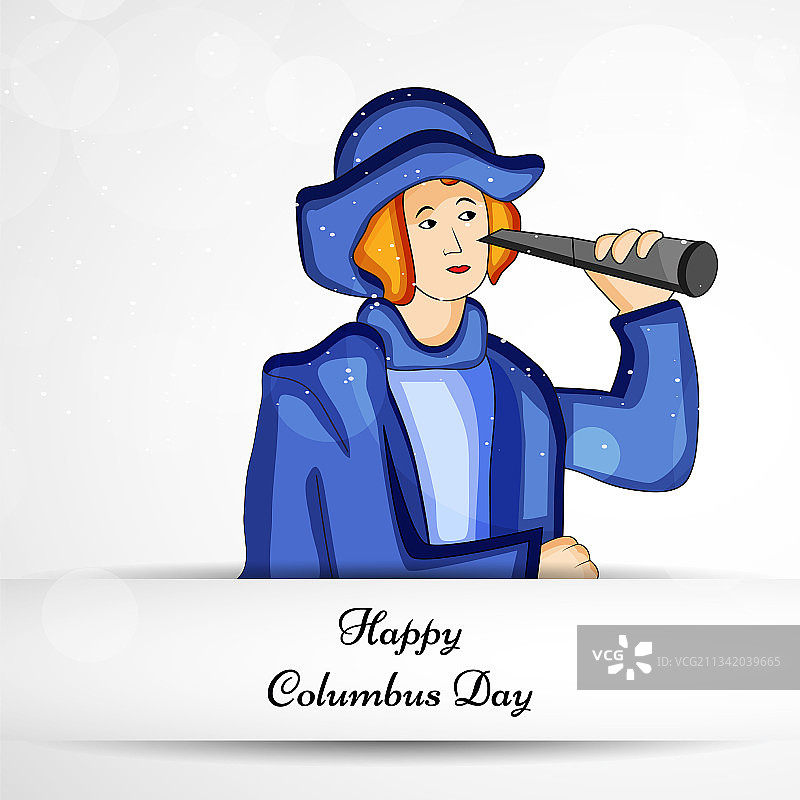 哥伦布发现美洲纪念日图片素材
