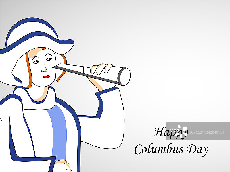 哥伦布发现美洲纪念日图片素材