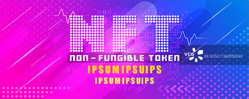 NFT非同质化代币像素文本图片素材