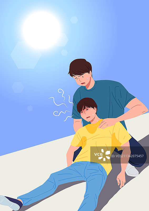 夏季高温健康生活图片素材