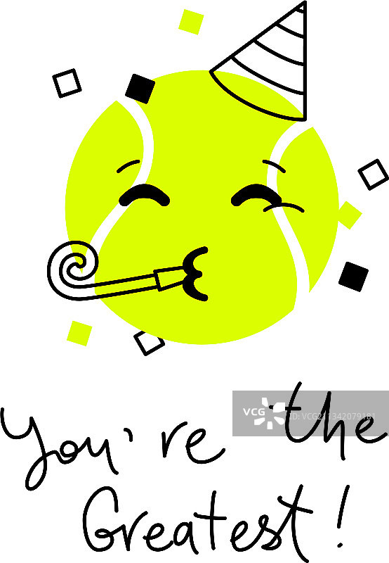 网球贺卡图片素材