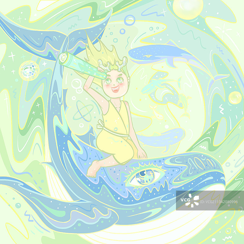 眼里有星星的孩子图片素材