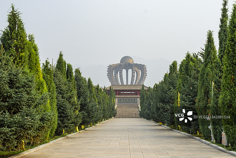 中国河北省张家口市涿鹿县黄黄帝城图片素材