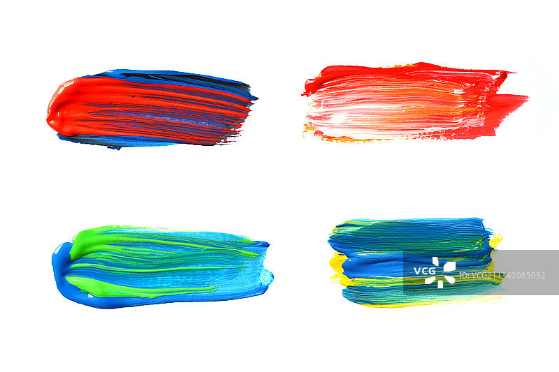 重彩油画笔刷肌理元素图片素材