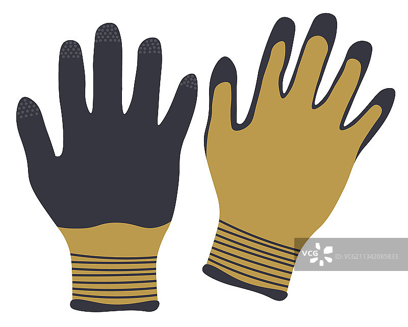 夏季工作园艺手套图片素材