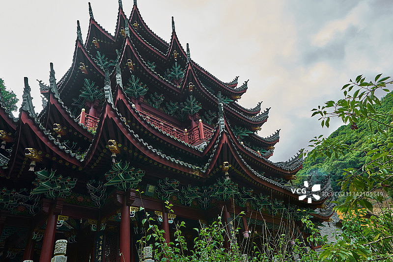 天台高明讲寺图片素材