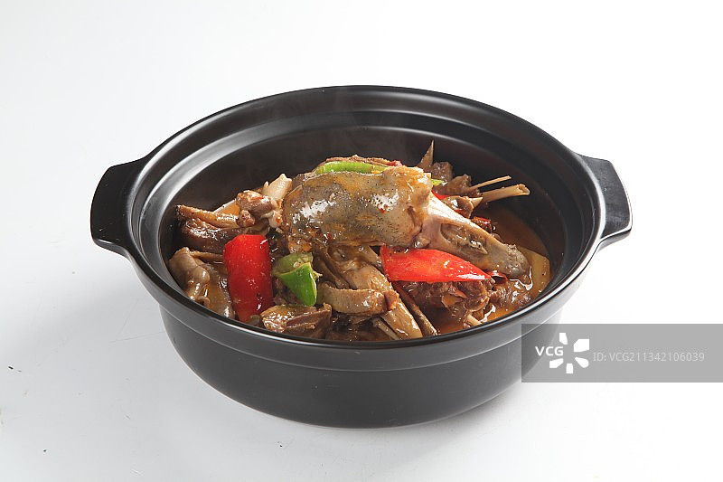 鸭肉煲图片素材