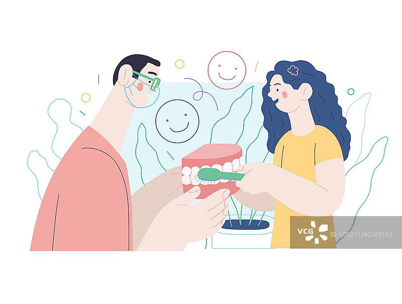 儿童牙科-医疗保险图片素材