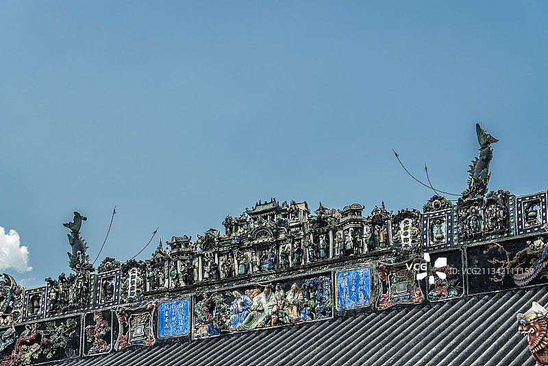 广州陈家祠堂陈氏书院图片素材