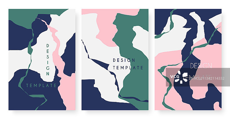 抽象裂纹条纹图案简约合集图片素材