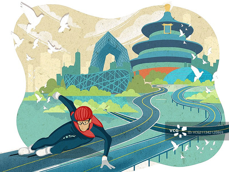 北京滑雪运动图片素材