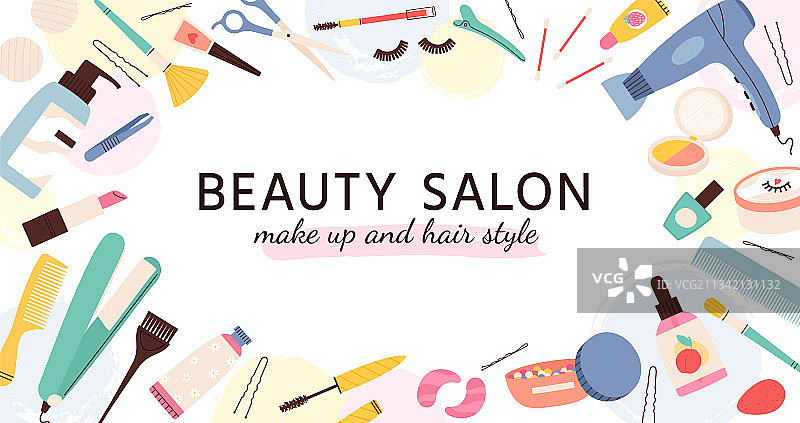 美发师美容院banner海报图片素材