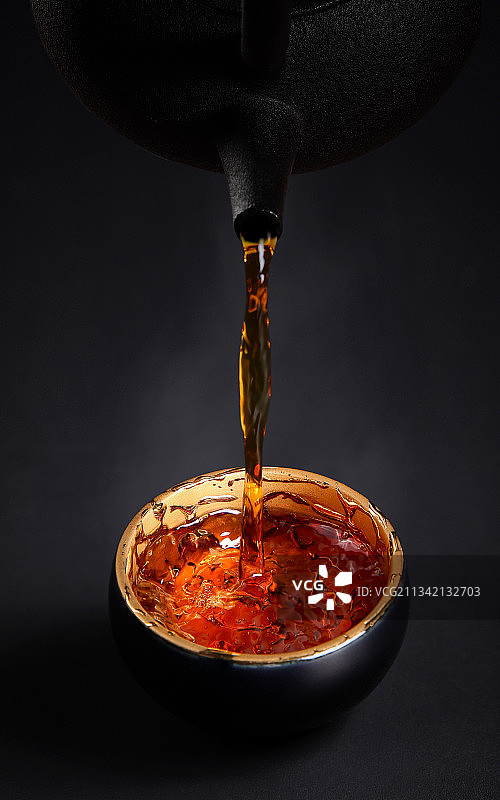 红茶茶汤图片素材