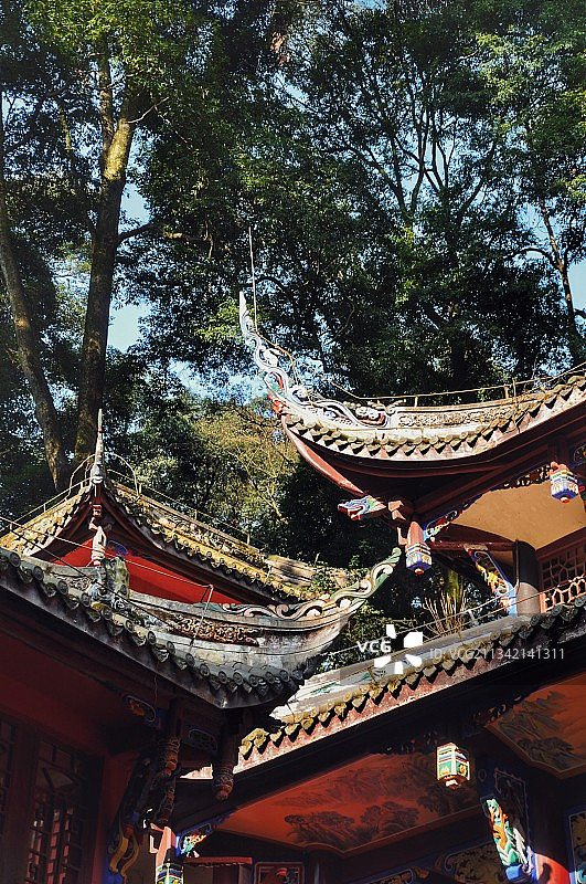 成都青城山建福宫图片素材