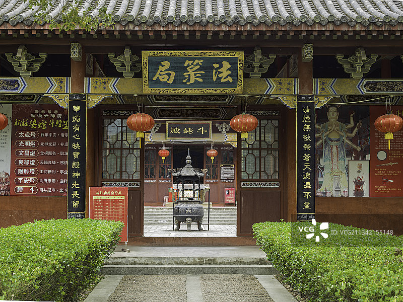 中国江西省鹰潭市龙虎山上清古镇图片素材