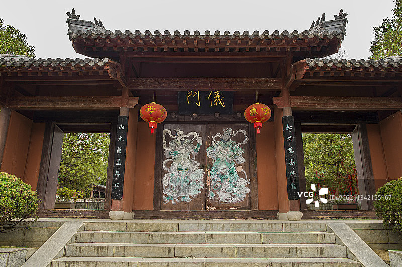 中国江西省鹰潭市龙虎山上清古镇图片素材