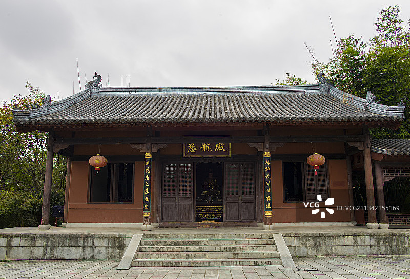 中国江西省鹰潭市龙虎山上清古镇图片素材