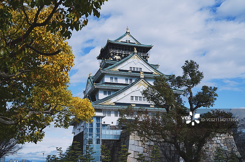 日本大阪大阪城图片素材