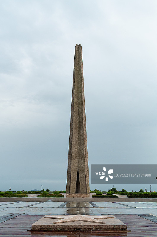 安徽省合肥市渡江战役纪念馆，胜利纪念塔图片素材