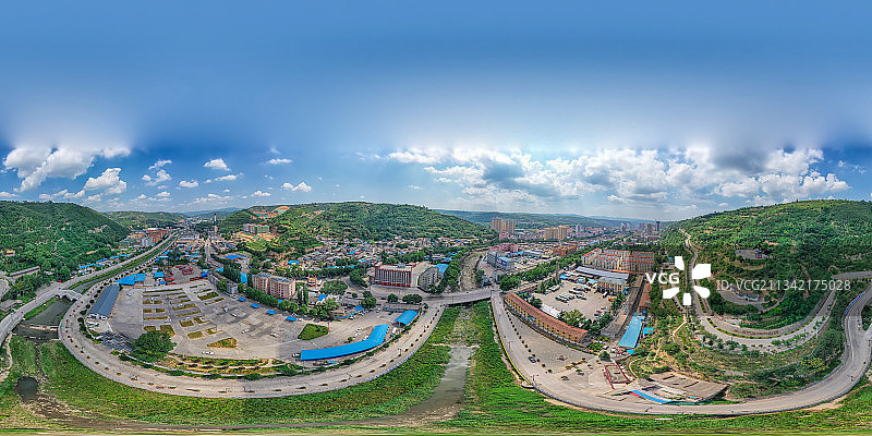 花园城市—陕西铜川图片素材