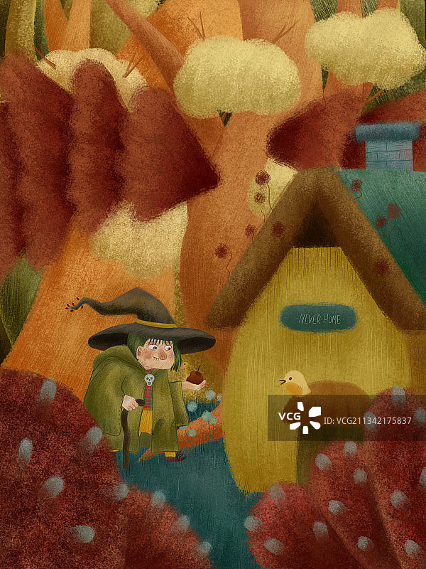 女巫的家图片素材