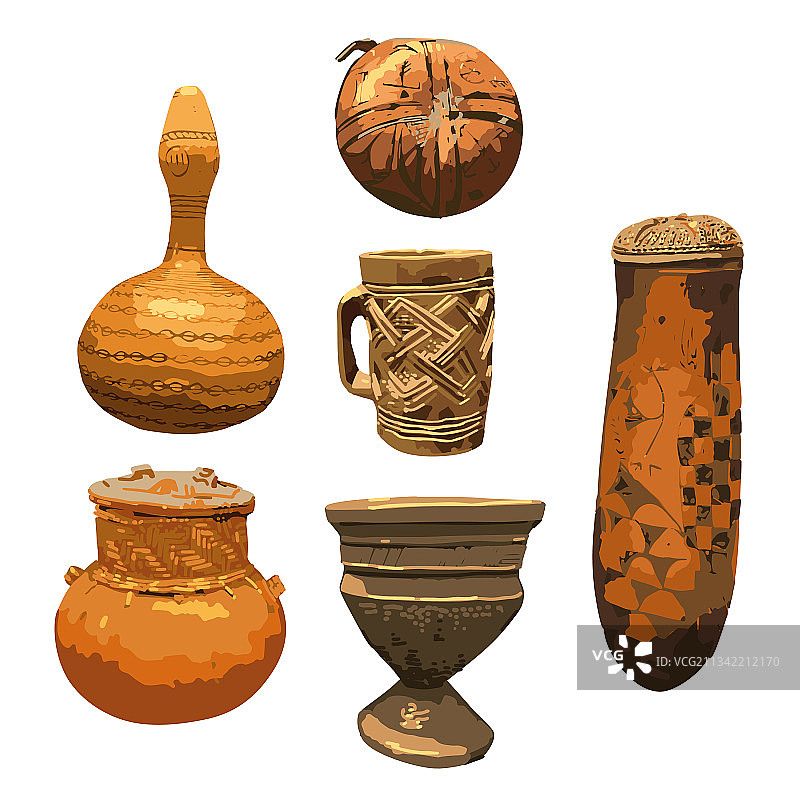 传统非洲文化元素合集图片素材